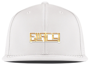 The Crownlight — White & Gold Signature Hat