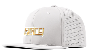 The Crownlight — White & Gold Signature Hat