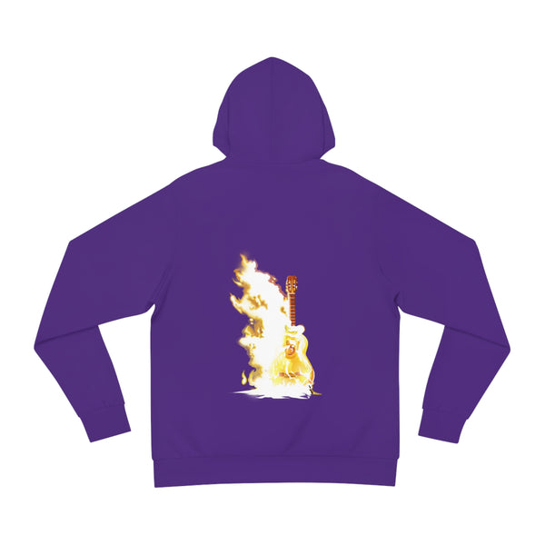 Luminary Veil — White & Gold Signature Hoodie